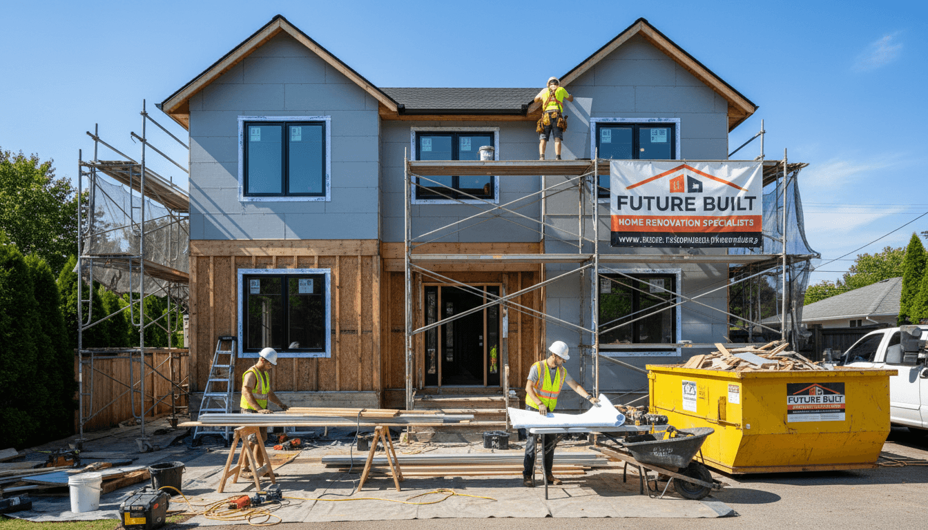 Complete James Hardie siding installation on a Battle Creek home